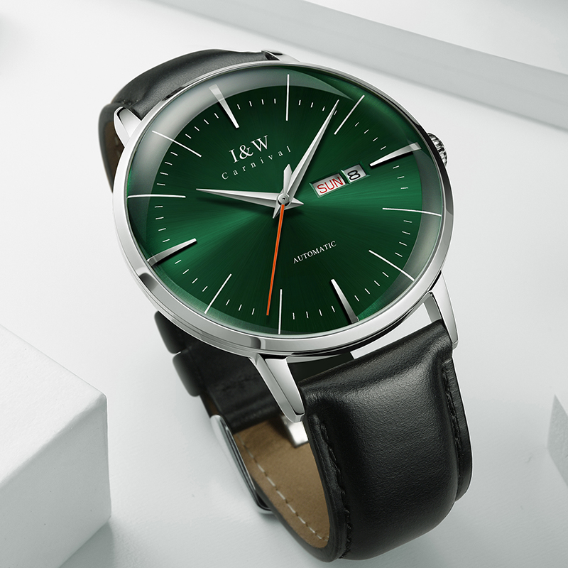 Seiko Watch Presage - カーニバルファッションメンズ腕時計高品質日本 MIYOTA 8215 自動腕時計サファイア防水ダブルカレンダー腕時計男性用