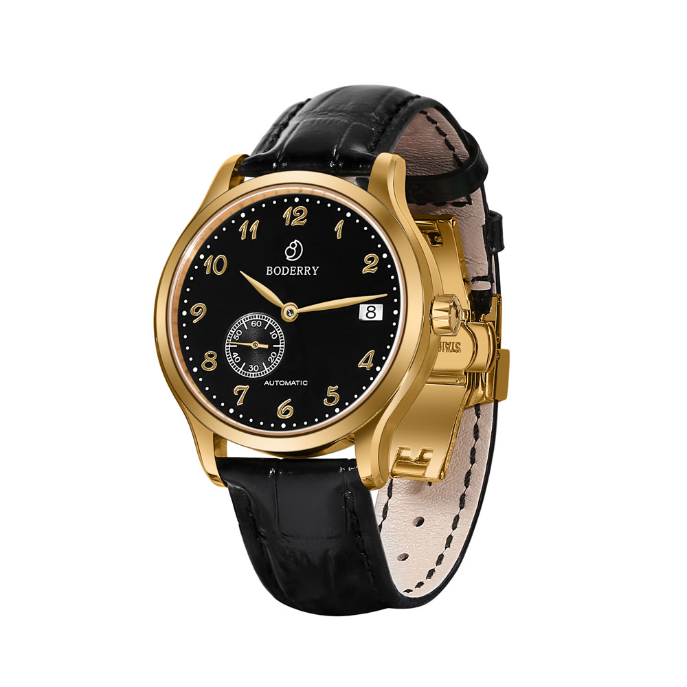 Omega Watch Constellation - BOderry-男性用マイクロローター付き自動巻き時計,機械式,防水,ステンレススチール,サファイア,ビジネス