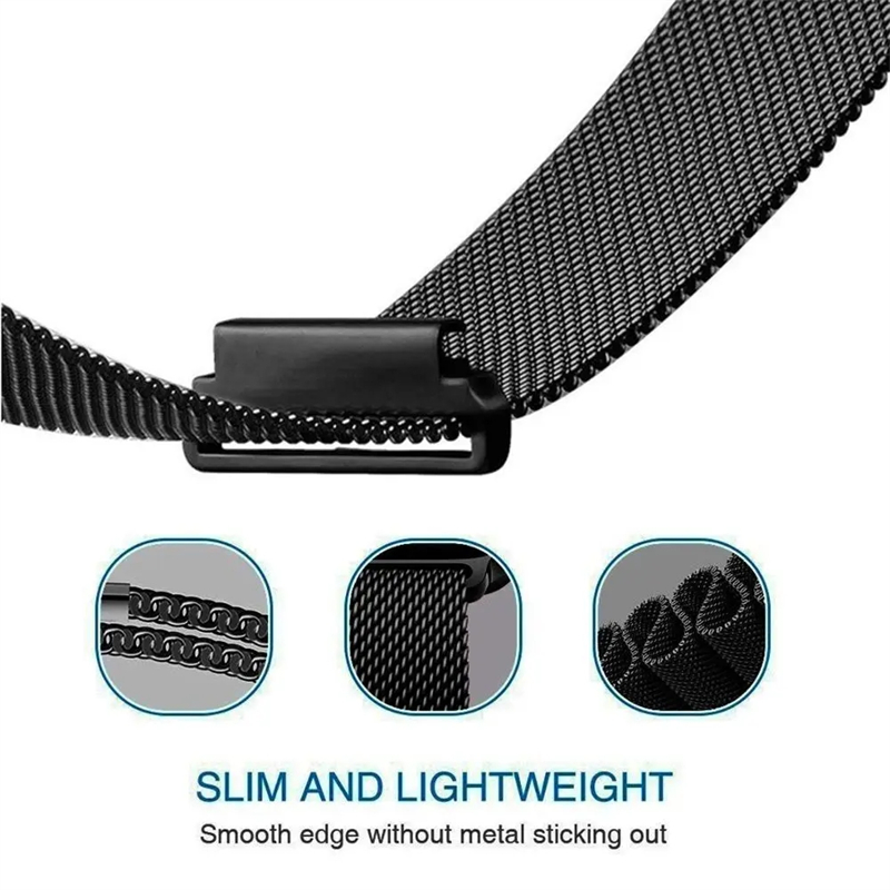 Huawei Watch GT 7 Pro用ミラネーゼループ - Milanese Loop Magnetic のレビューと価格