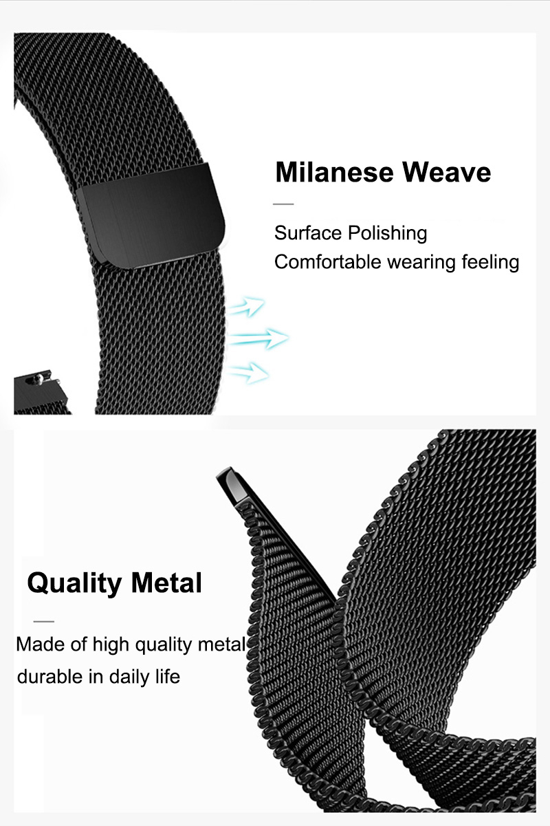 Huawei Watch GT 7 Pro用ミラネーゼループ - Milanese Loop Magnetic のレビューと価格