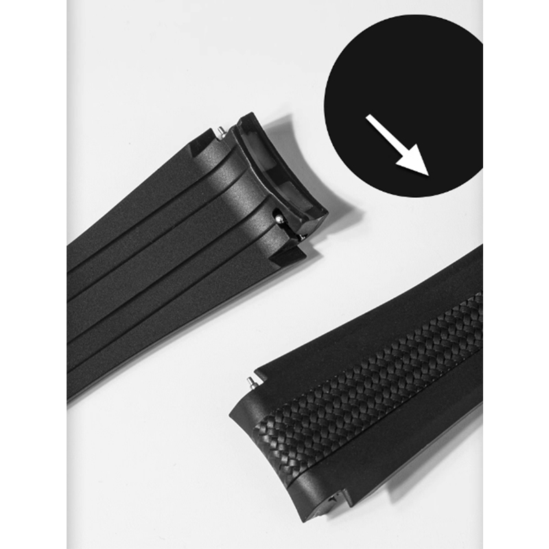 クイックリリースシリコンスポーツウォッチバンド、スピードマス - Curved Spring Bar のレビューと価格