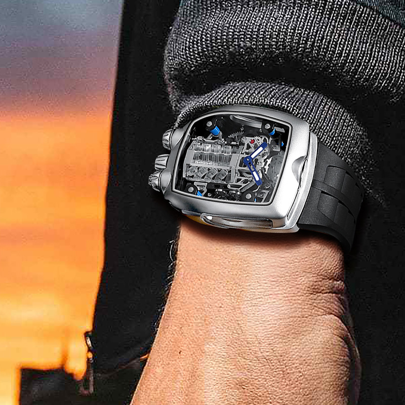 PINDU メンズ自動腕時計 42 ミリメートル高級トノー機 - Omega Watch Constellation のレビューと価格