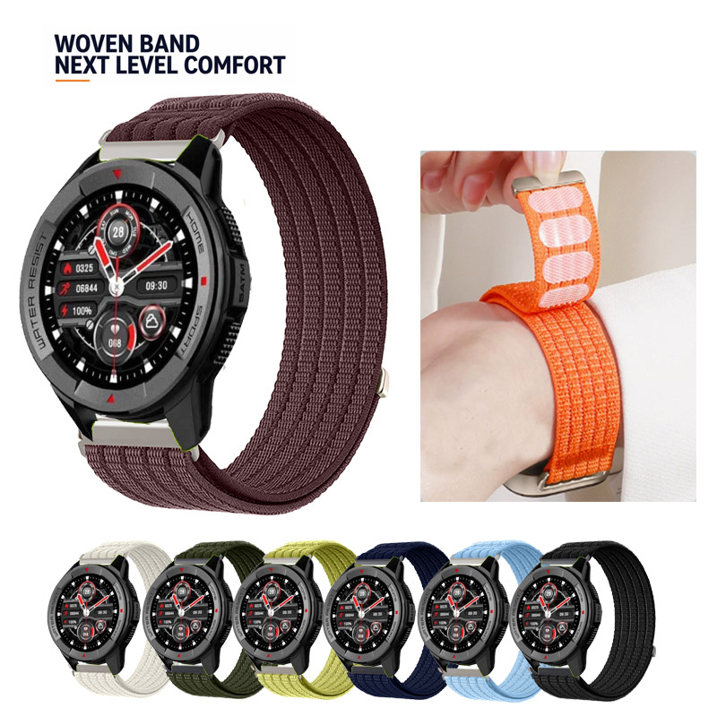 18mm、20mm、22mmの通気性ナイロン製スポーツループ - Sport Loop Velcro のレビューと価格