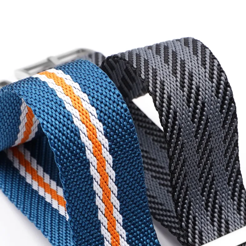 メンズ織りキャンバスナイロンストラップ,ミリタリーストライプ - Nato Strap Nylon のレビューと価格