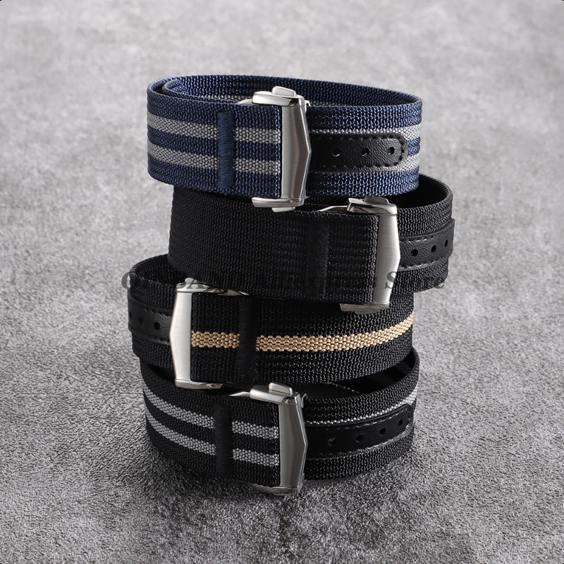 20 ミリメートル 22 ミリメートルキャンバスナイロン時計 - Nato Strap Nylon のレビューと価格