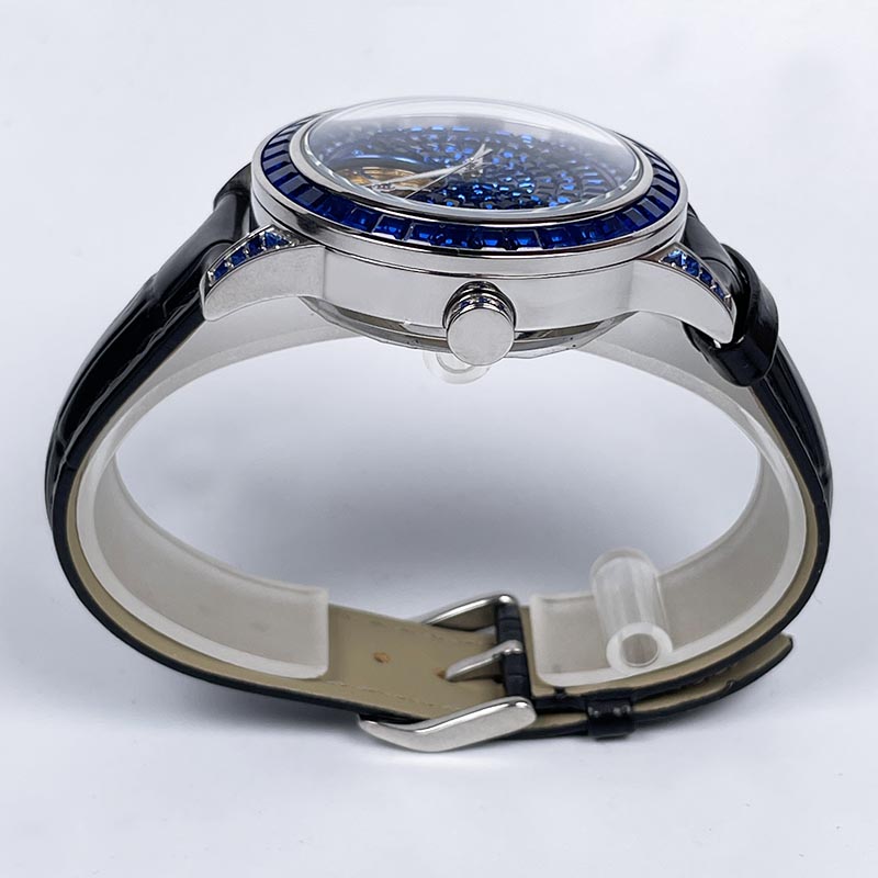 PINDU 新しいメンズ機械式時計ダイヤモンド発光ポインター - Omega Watch Constellation のレビューと価格